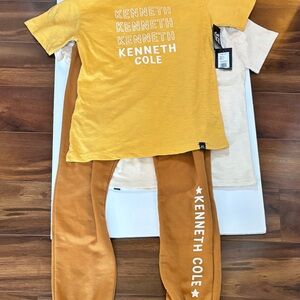 Kenneth Cole Mustard and Caramel Set